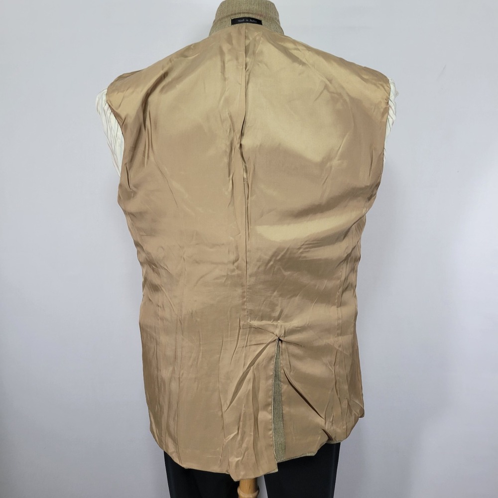 Lauren Ralph Lauren Men's Sport Coat Blazer Two Button Beige Silk Wool Size 40L - Picture 12 of 14